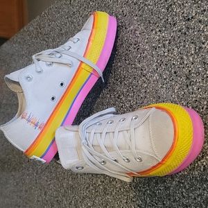 CONVERSE RAINBOW PLATFORM ctas lift ox